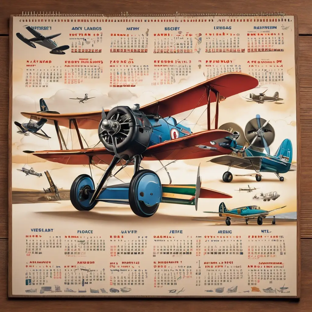 Calendario eventi aviazione