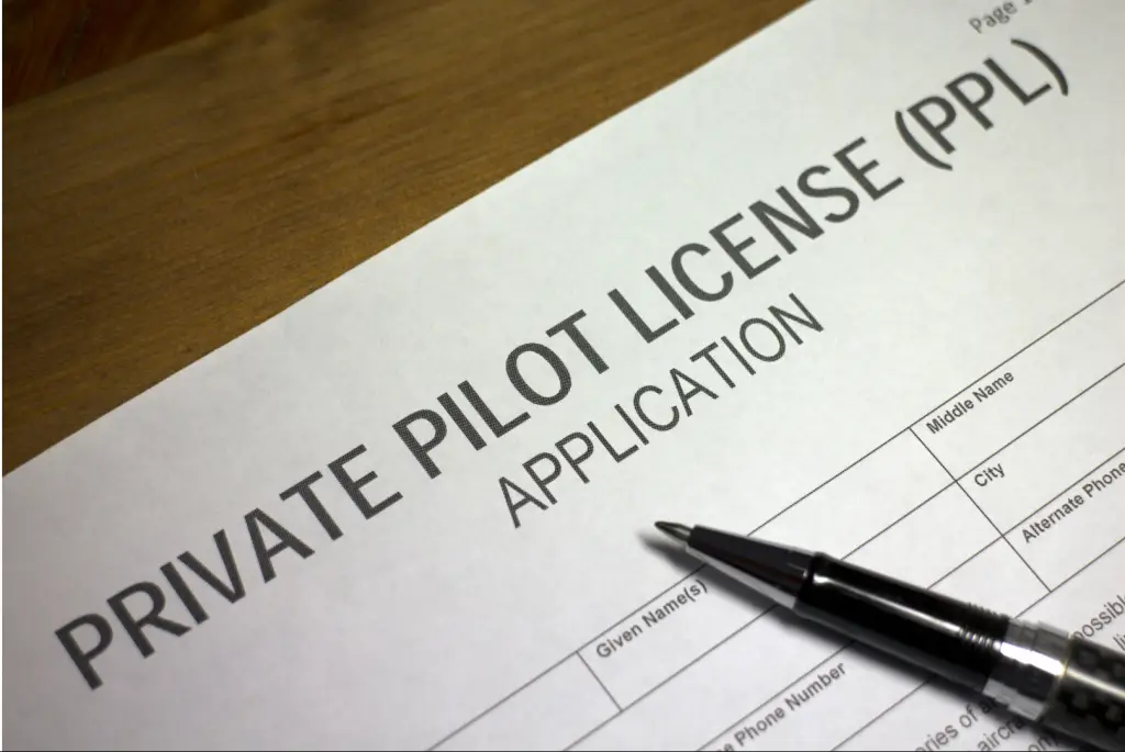Private pilot license