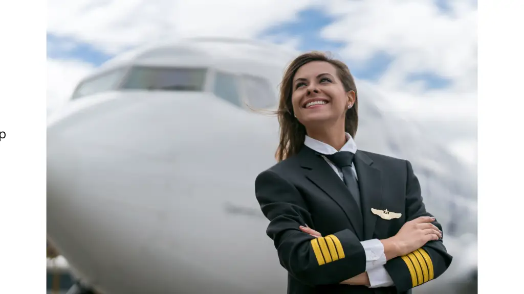 Donna pilota di linea