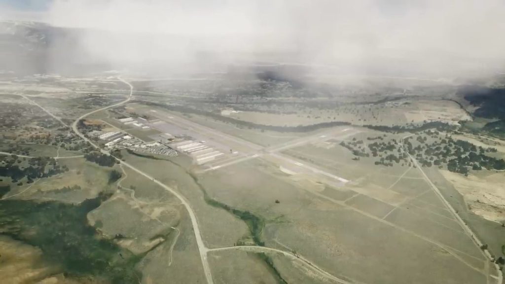 Aeroporto visto dall'alto