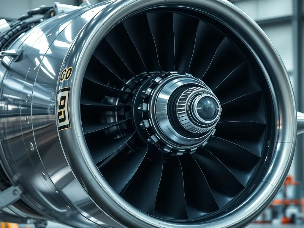 Motori jet da vicino compressore